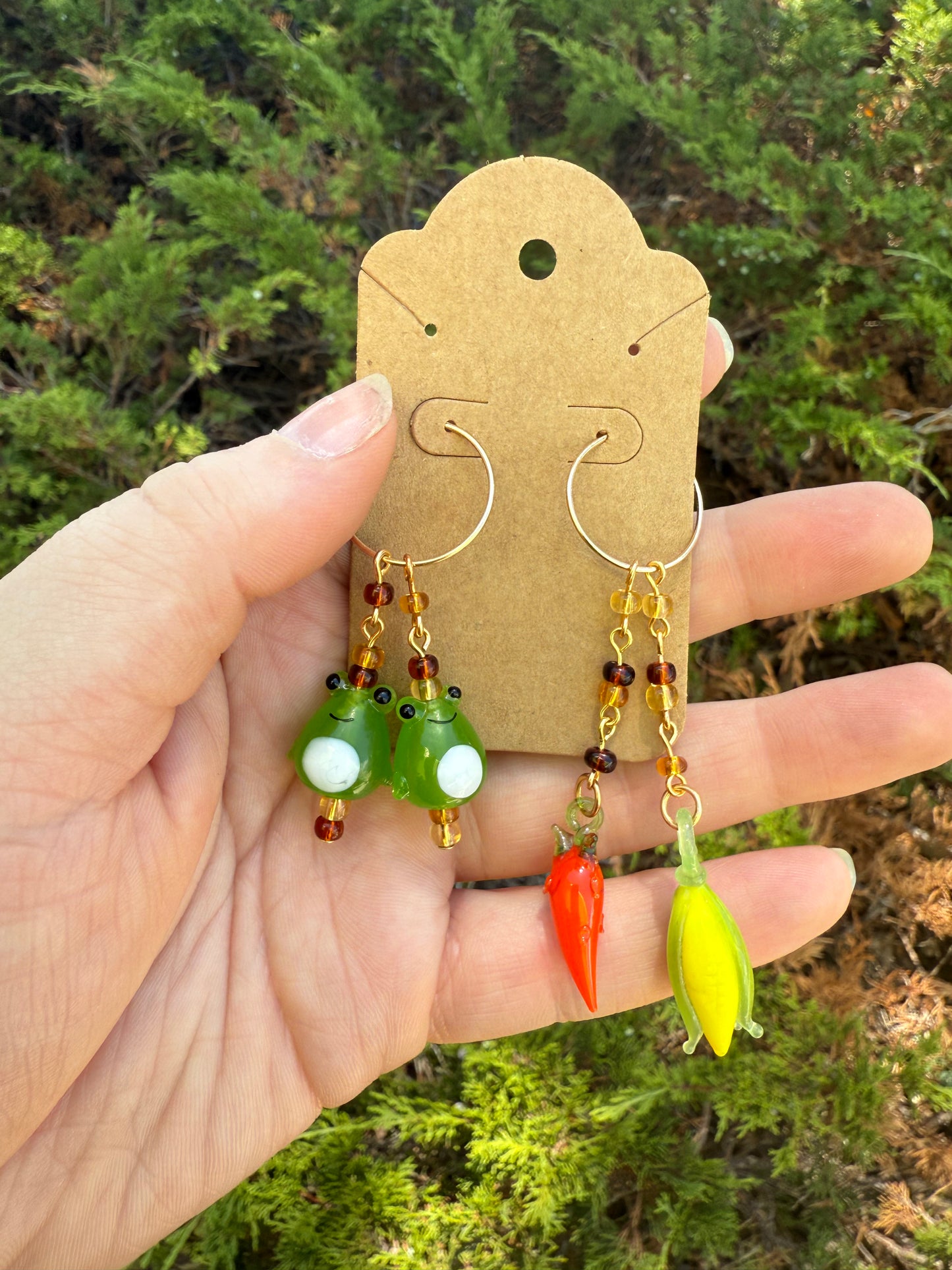 surprise custom earrings