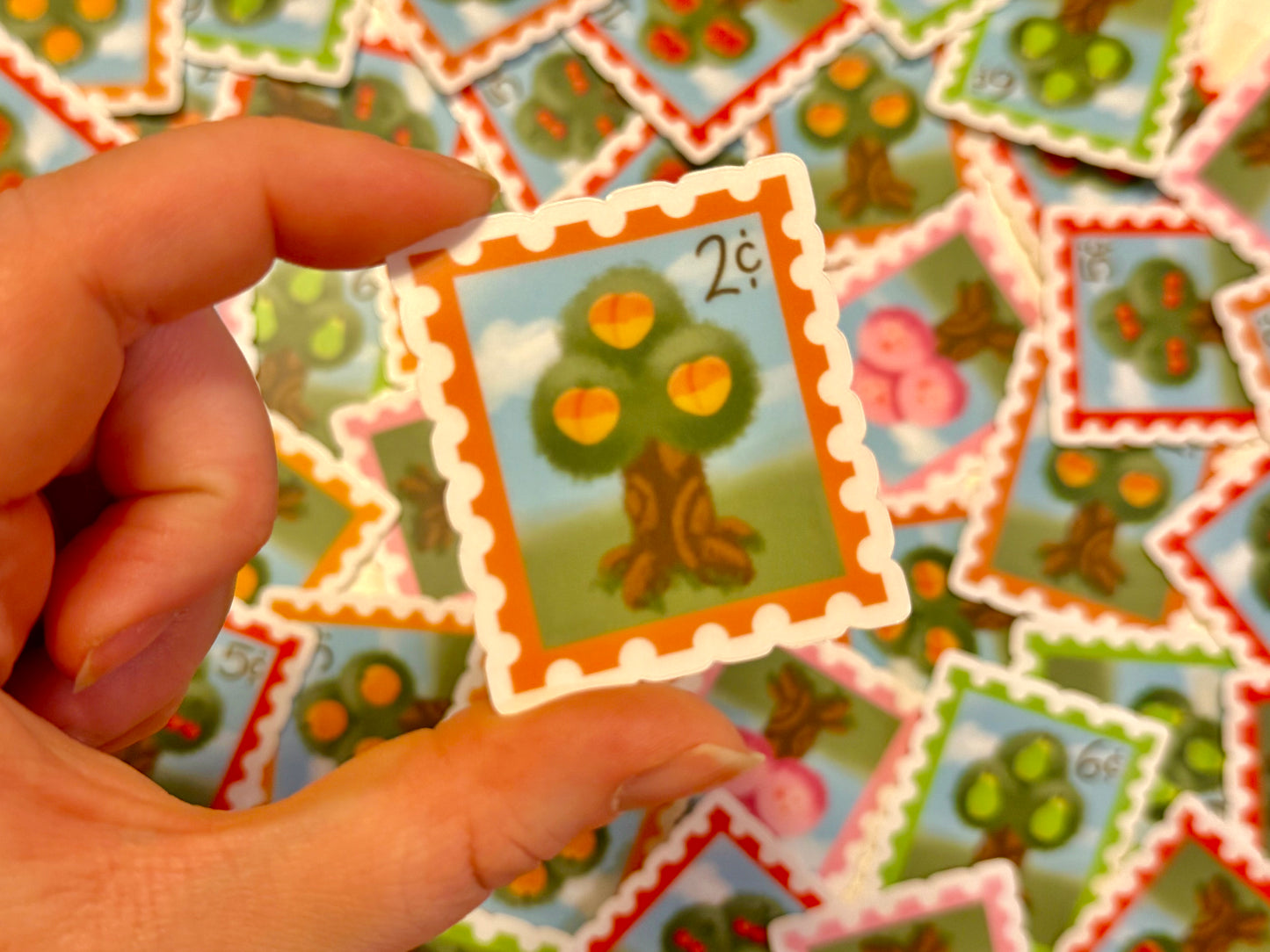the animal crossing stamp stickers