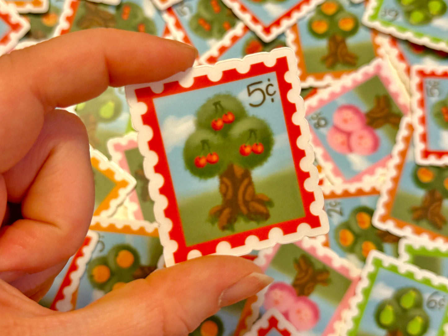 the animal crossing stamp stickers