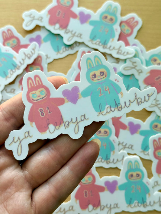 ya tebya labubu sticker