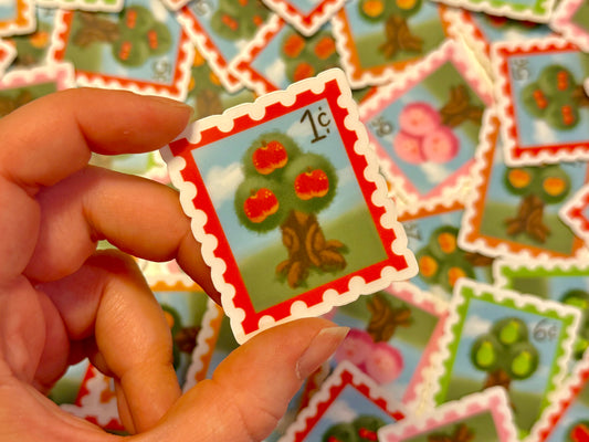 the animal crossing stamp stickers
